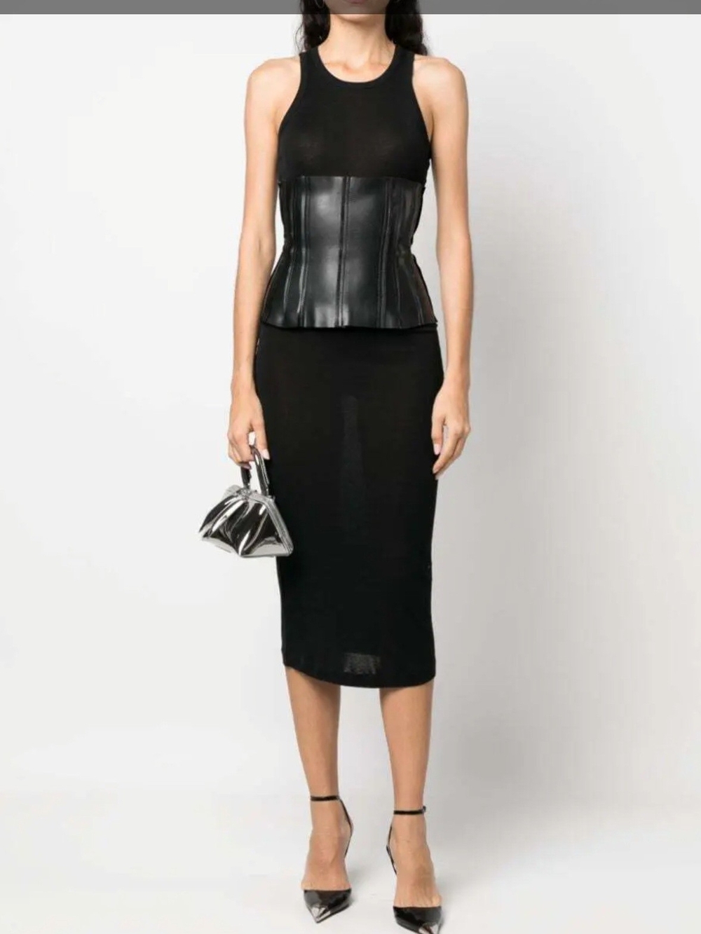 Norma Kamali Grace Corset in Black
